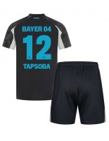 Bayer Leverkusen Edmond Tapsoba #12 Kolmaspaita Lasten 2024-25 Lyhythihainen (+ shortsit)